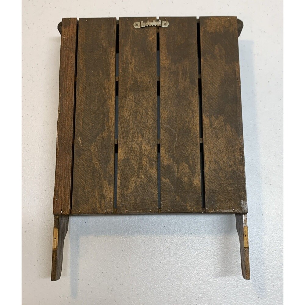 Vintage Country Wood Shadow Box Wall Shelf Curio Knick Knack Miniature Figurines - Picture 3 of 7